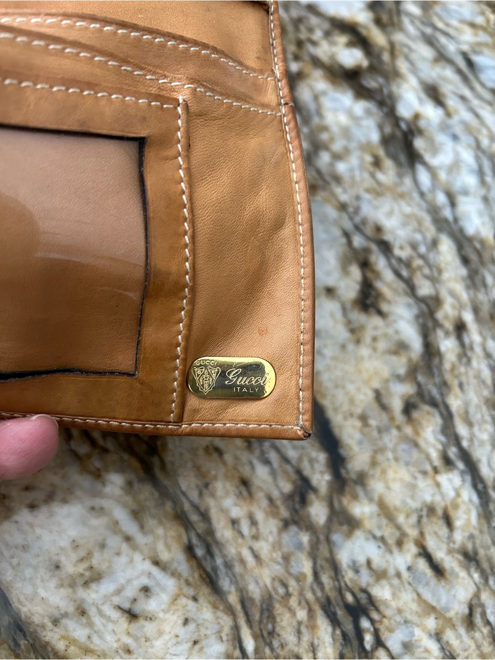 Vintage Gucci Brown GG Canvas Continental Wallet with Green and Red Webbing - Picture 5 of 16